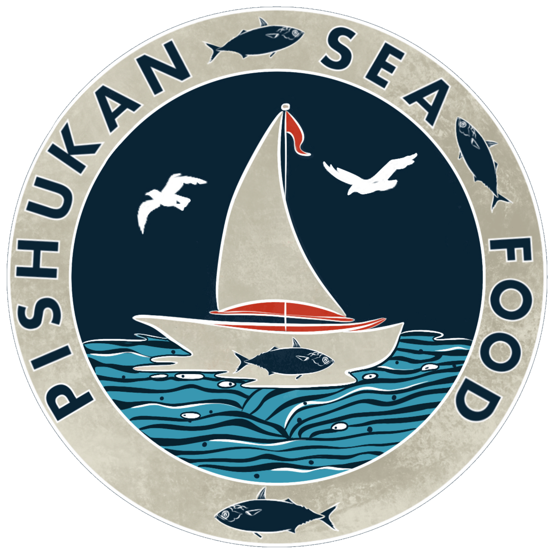 Pishukan Seafood Logo